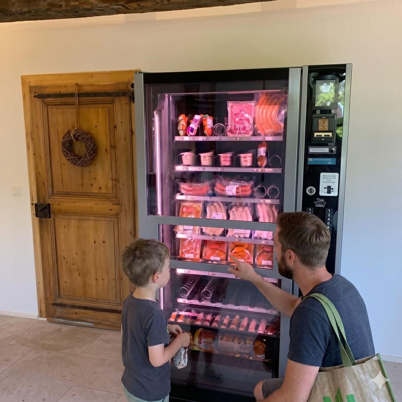 Hofautomat am Eingang